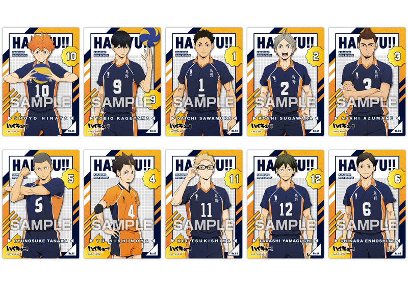 Haikyu!! TO THE TOP Clear Card Collection Gum Vol.2 1 Random