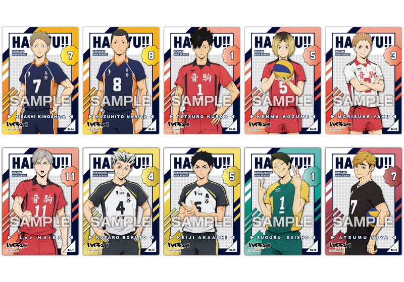 Haikyu!! TO THE TOP Clear Card Collection Gum Vol.2 1 Random