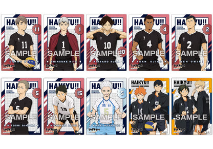 Haikyu!! TO THE TOP Clear Card Collection Gum Vol.2 1 Random