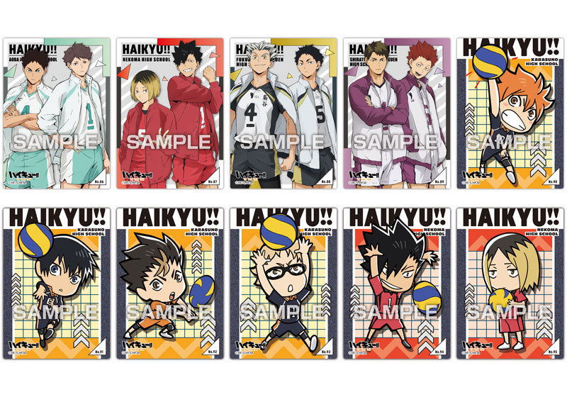 Haikyu!! TO THE TOP Clear Card Collection Gum Vol.2 1 Random