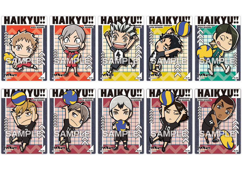 Haikyu!! TO THE TOP Clear Card Collection Gum Vol.2 1 Random