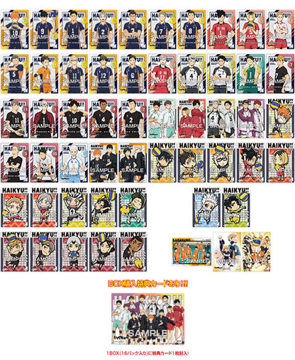 Haikyu!! TO THE TOP Clear Card Collection Gum Vol.2 1 Random