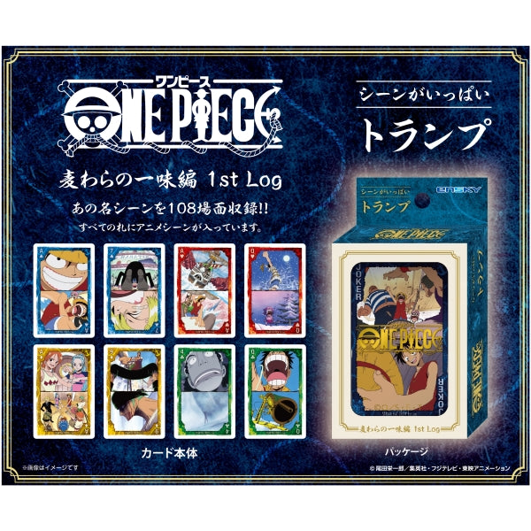 One Piece Scenes Galore Playing Cards – Straw Hat Crew 1st Log