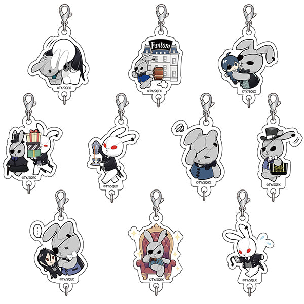Black Butler: Black Label Trading Bitter Rabbit Acrylic Charm - 1 Random