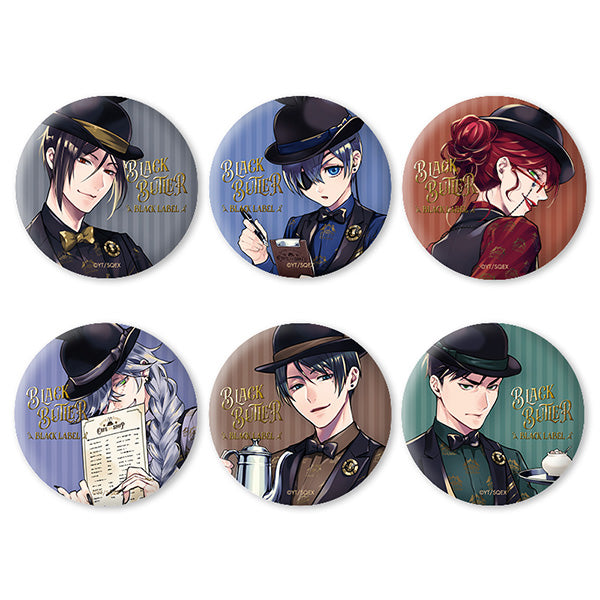 Black Butler Black Label Trading Can Badge Cafe & Shop Edition