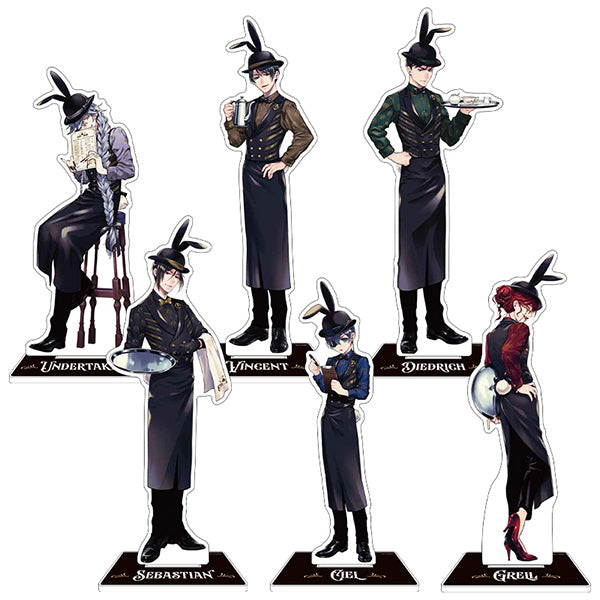 Black Butler: Black Label Bitter Rabbit Café & Shop Ver. Big Acrylic Stand – Undertaker