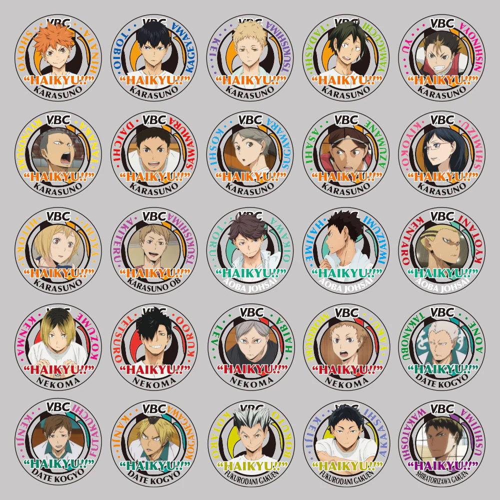 Haikyu!! Acrylic Badge Collection 2016 Ver. VBC - 1 Random