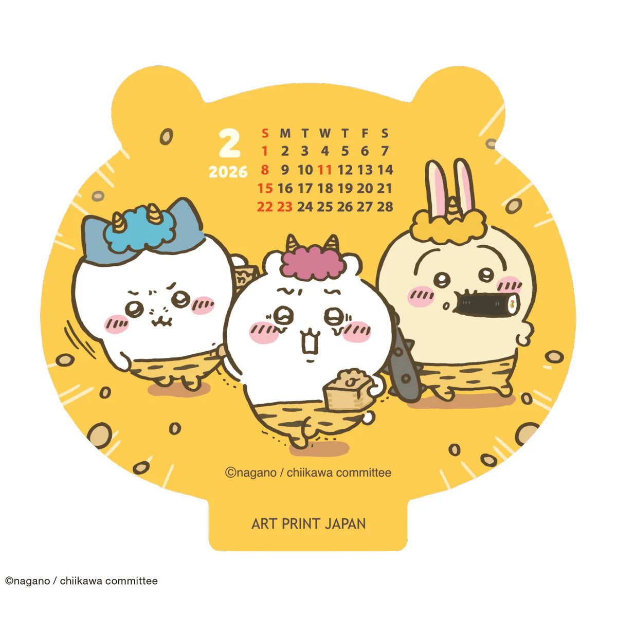 Chiikawa Die-cut Desk Calendar 2026