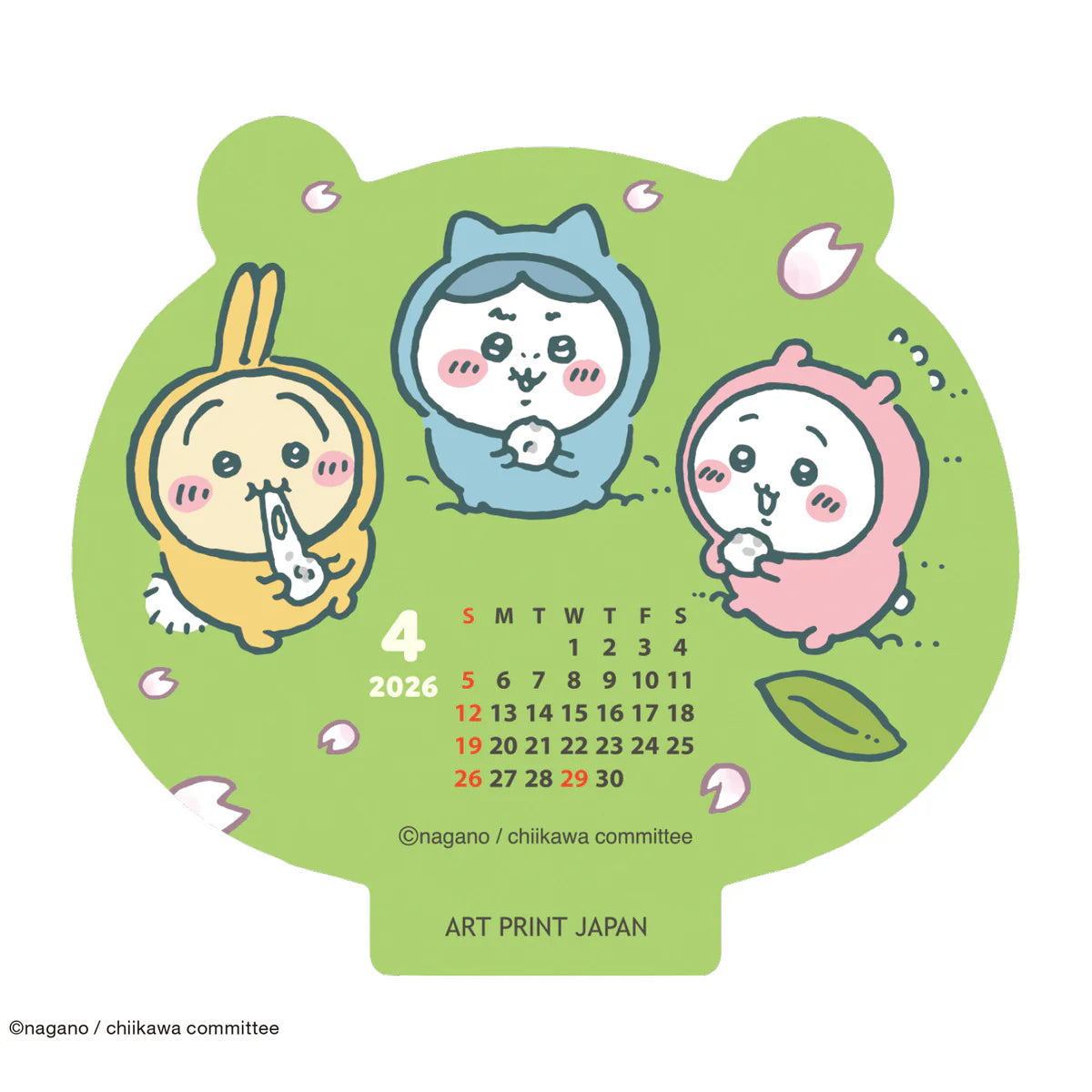 Chiikawa Die-cut Desk Calendar 2026