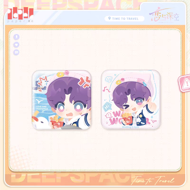 【Pre-order】Love and Deepspace "TIME TO TRAVEL Series" Badge Set