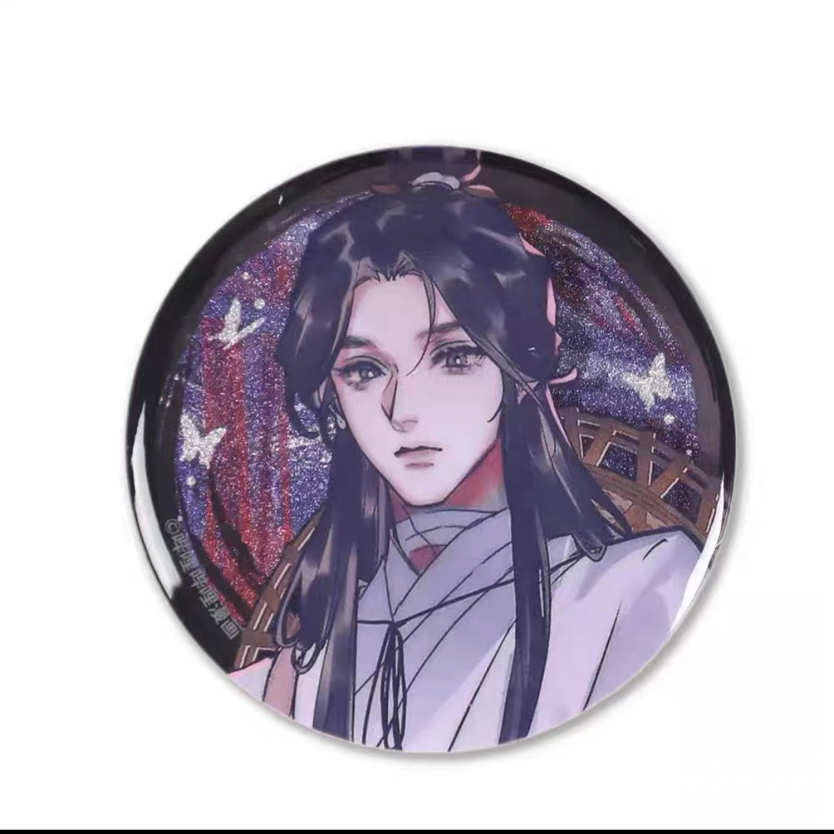 Heaven Official’s Blessing Exclusive Design Glitter Can Badge - Xie Lian