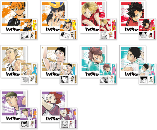 Haikyu!! Polaroid Style Original Sticker Collection Vol. 1 - 1 Random