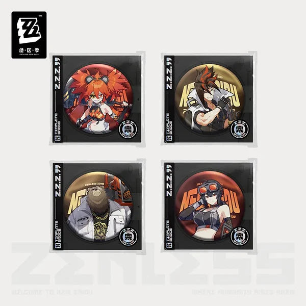 Zenless Zone Zero Standing Design Series Tin Badge Belobog Heavy Industries - Koleda Belobog