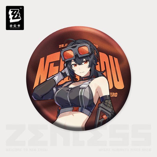 Zenless Zone Zero Standing Design Series Tin Badge Belobog Heavy Industries - Grace Howard