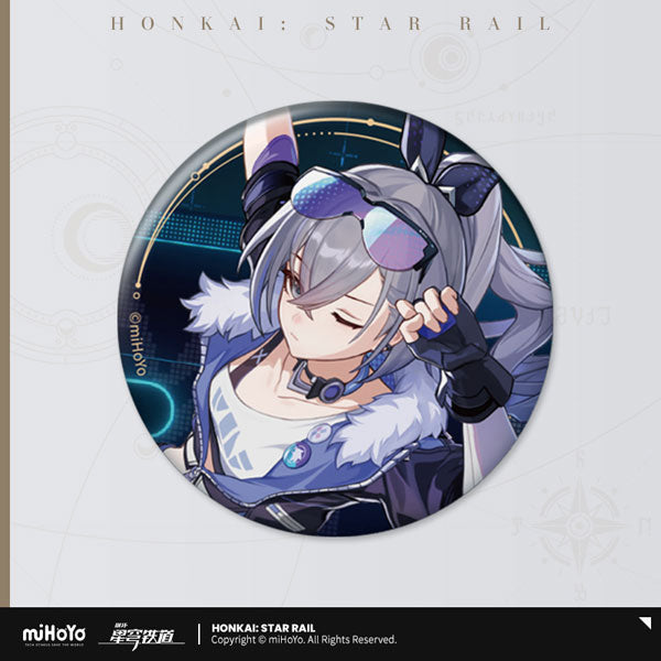 Honkai: Star Rail All-Stars Invite Series Tin Badge - Silver Wolf