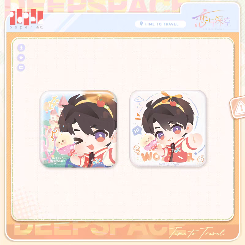 【Pre-order】Love and Deepspace "TIME TO TRAVEL Series" Badge Set