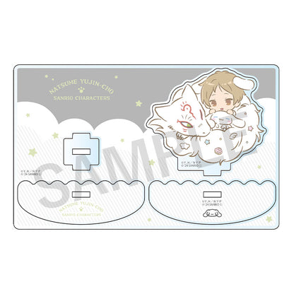 Natsume’s Book of Friends × Sanrio 2nd Collaboration Ver. Wobble Acrylic Stand - Natsume, Nyanko-sensei & Cinnamoroll