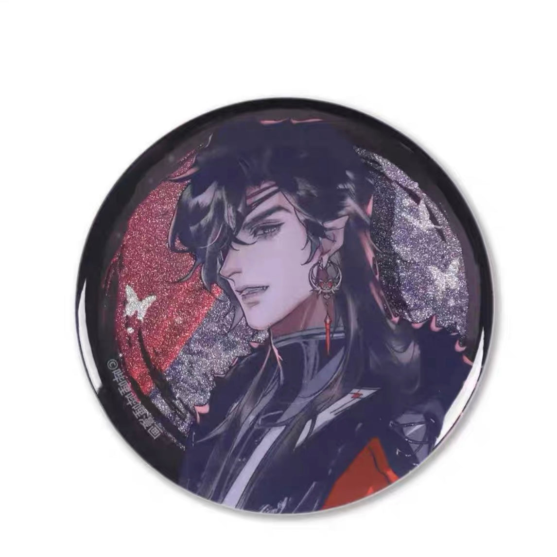 Heaven Official’s Blessing Exclusive Design Glitter Can Badge - Hua Cheng