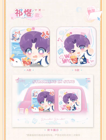 【Pre-order】Love and Deepspace "TIME TO TRAVEL Series" Badge Set