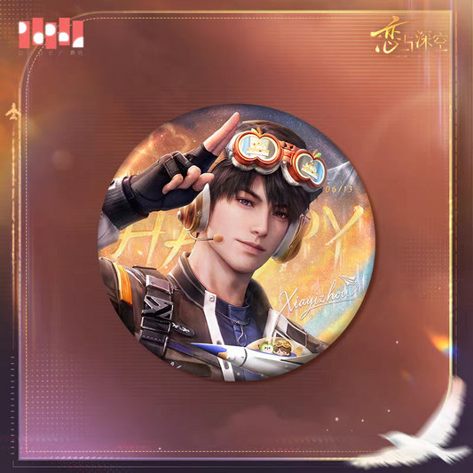 【Pre-order】Love and Deepspace Caleb 2026 Birthday Your Skyblue Series Badge A
