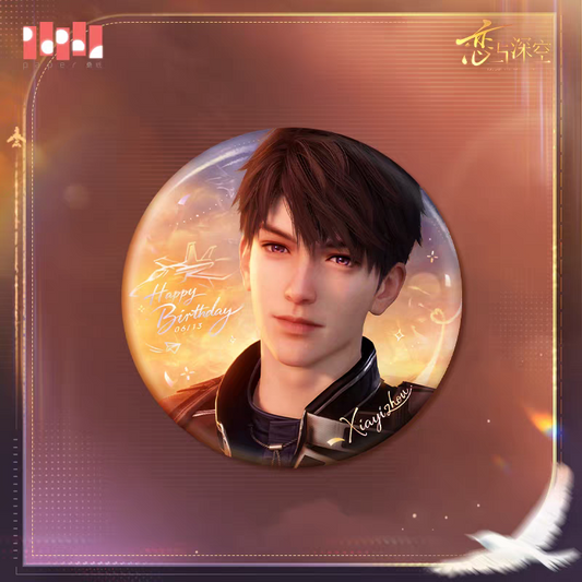 【Pre-order】Love and Deepspace Caleb 2026 Birthday Your Skyblue Series Badge B