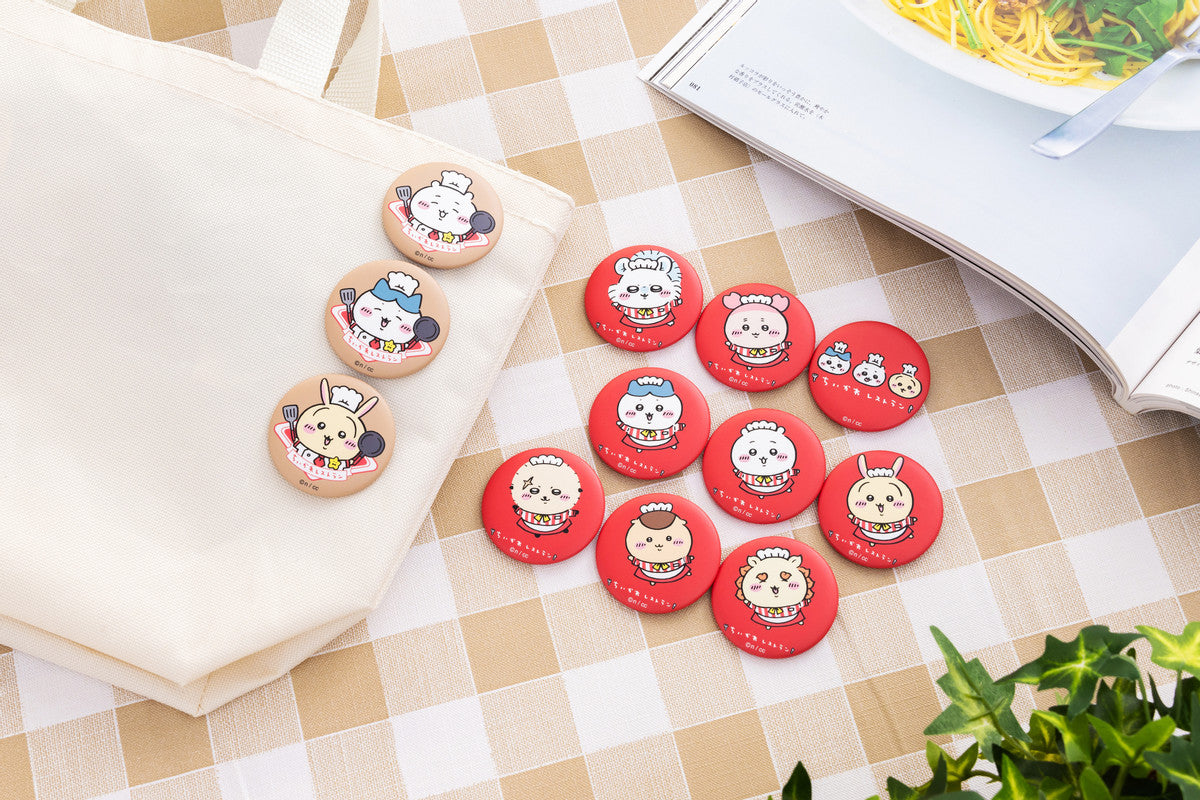 Chiikawa Restaurant Called with 'Haa~i!' Matte Can Badge in Capsule