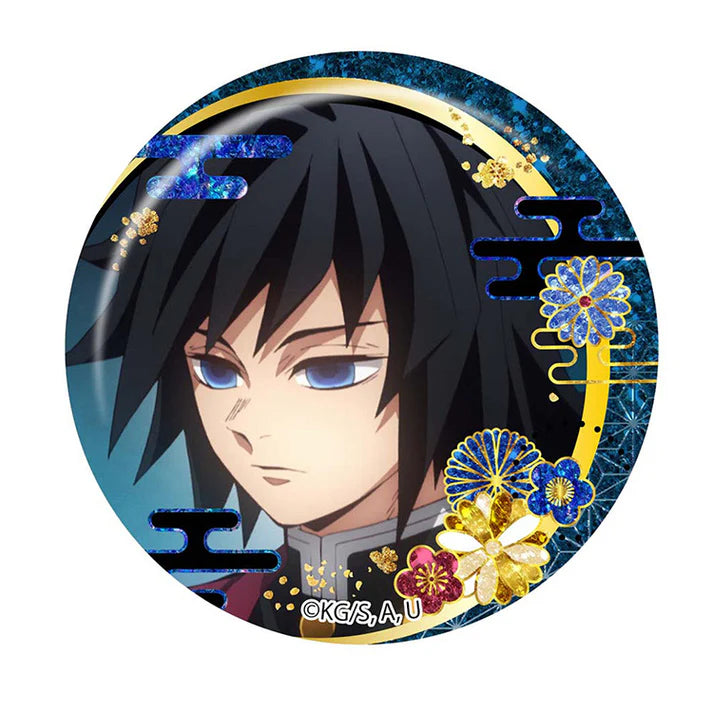 Demon Slayer Glitter Can Badge Collection / Giyu Tomioka