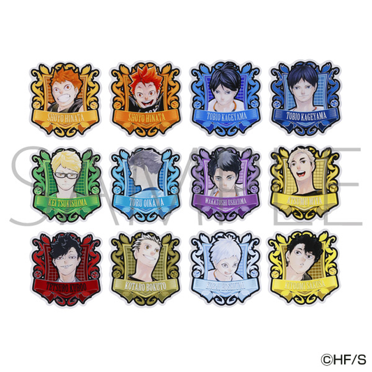 Haikyu!! Acrylic Badge Collection- All 12 Types- 1 Random