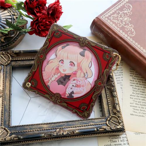 Fukuya Can Badge Acrylic Frame 75 Classic Frame - White