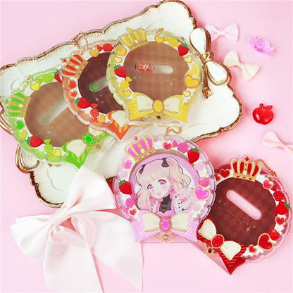 Fukuya Can Badge Acrylic Frame 7580 Sweets Rosette