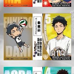 Haikyu!! Aoba Johsai Festival Acrylic Case Player Card Keychain - Keiji Akaashi