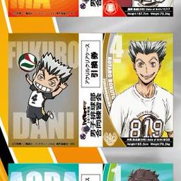 Haikyu!! Aoba Johsai Festival Acrylic Case Player Card Keychain - Kotaro Bokuto