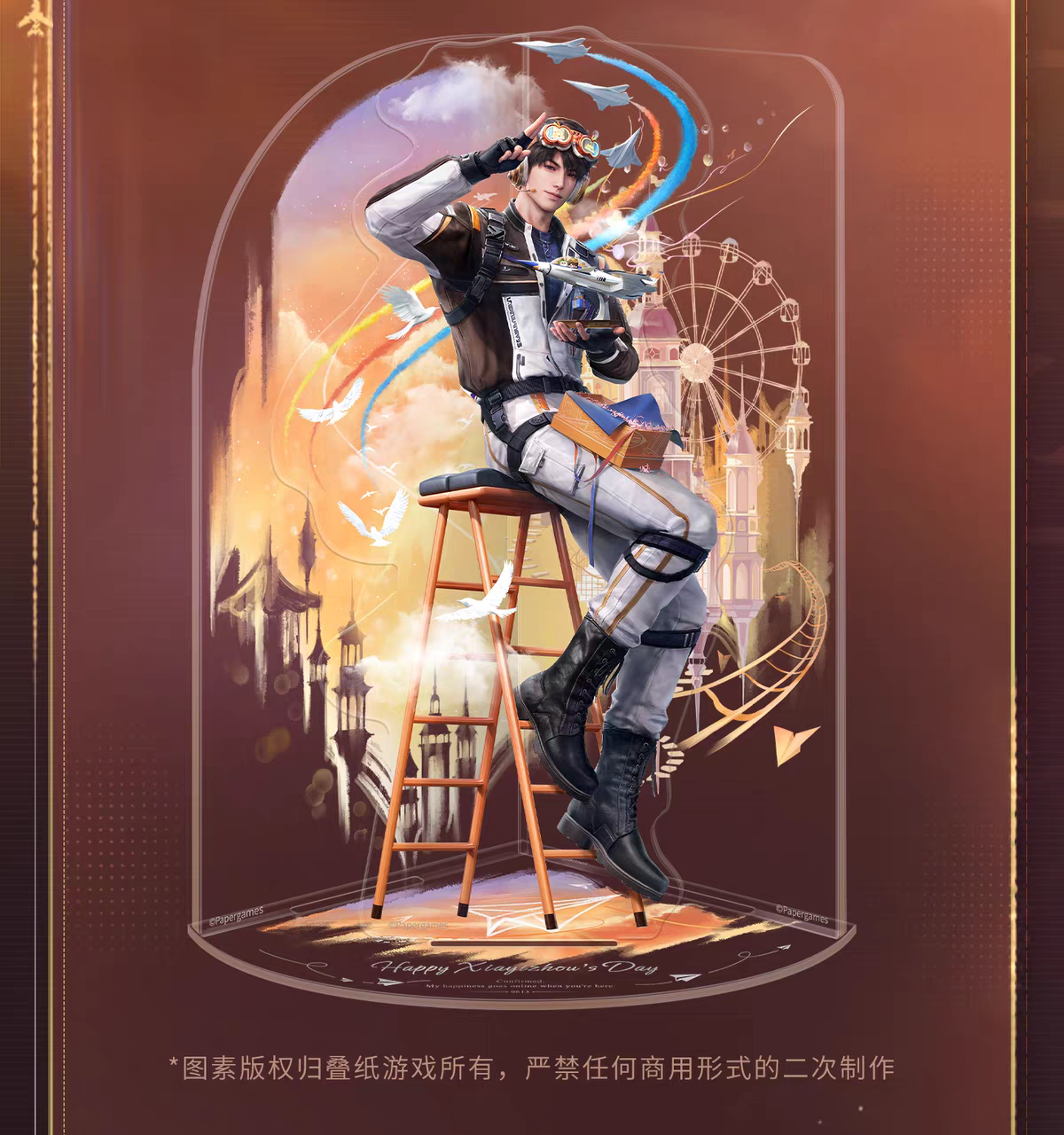 【Pre-order】Love and Deepspace Caleb 2026 Birthday Your Skyblue Series Acrylic Stand