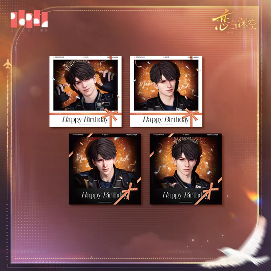 【Pre-order】Love and Deepspace Caleb 2026 Birthday Your Skyblue Series Wide Polaroid-Style Photo Set