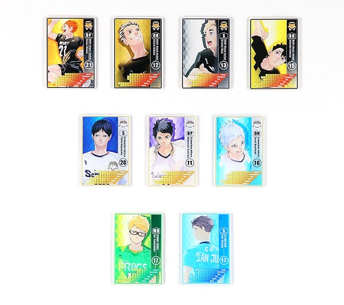 Haikyu!! Status Card Collectiton (randomly selected from 12 types) - 1 Random