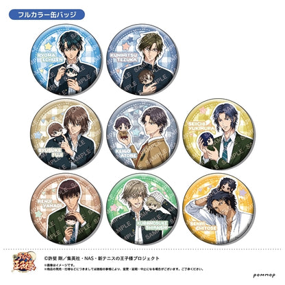 New Prince of Tennis Can Badge Collection - With Changeable Plushies- 1 Random