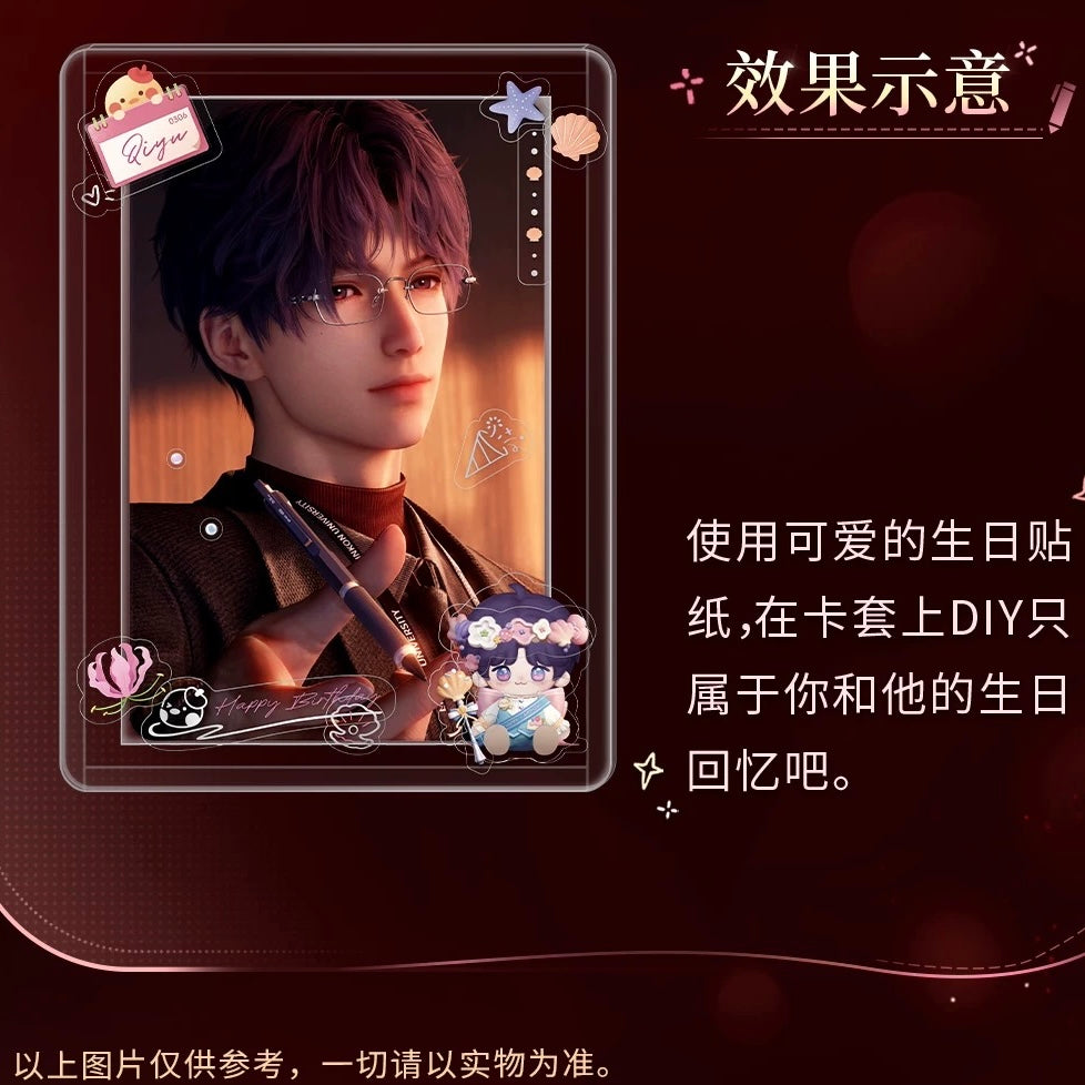 【Pre-order】Love and Deepspace Rafayel 2026 Birthday Duskbright Steps Series Mini Card & Sticker Set