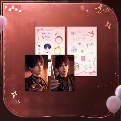 【Pre-order】Love and Deepspace Rafayel 2026 Birthday Duskbright Steps Series Mini Card & Sticker Set