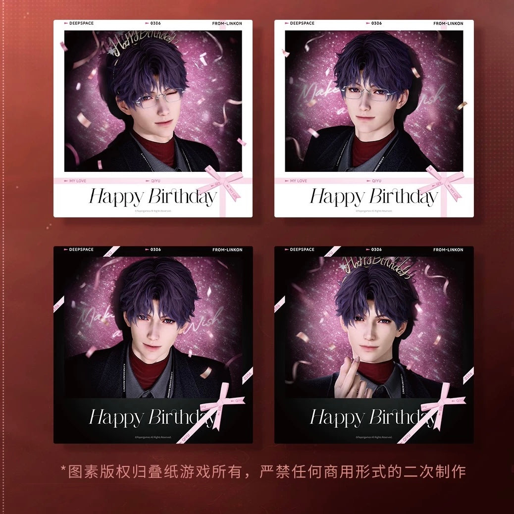 【Pre-order】Love and Deepspace Rafayel 2026 Birthday Duskbright Steps Series Wide Polaroid-Style Photo Set