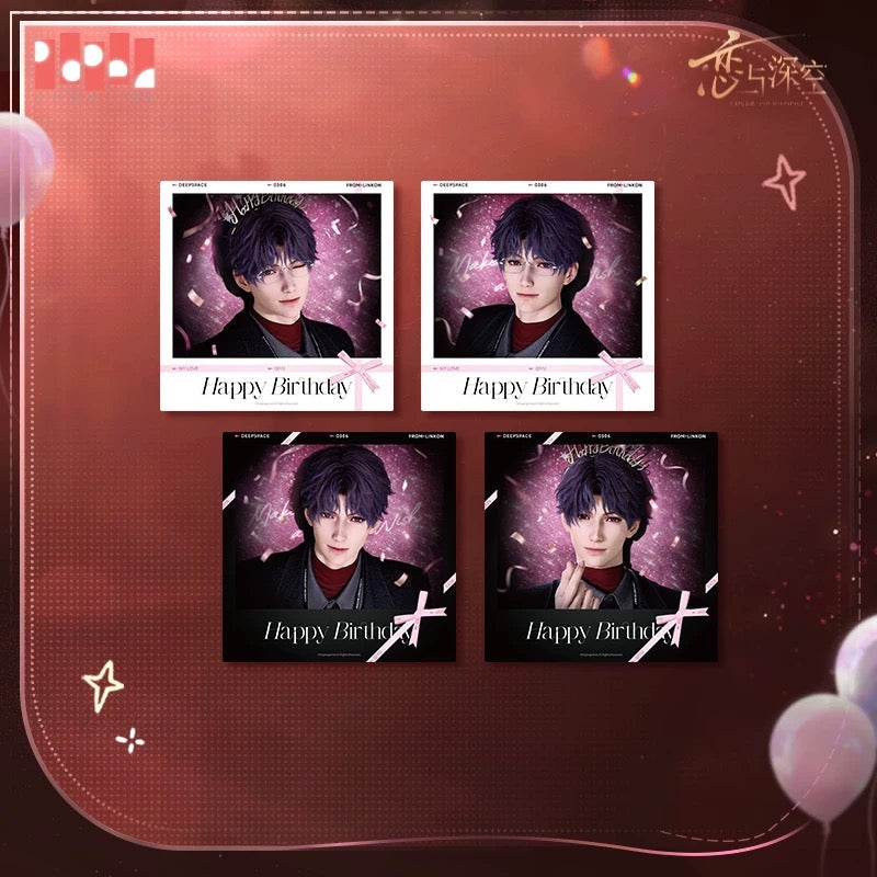 【Pre-order】Love and Deepspace Rafayel 2026 Birthday Duskbright Steps Series Wide Polaroid-Style Photo Set