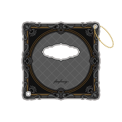 Fukuya Can Badge Acrylic Frame 75 Classic Frame - Black