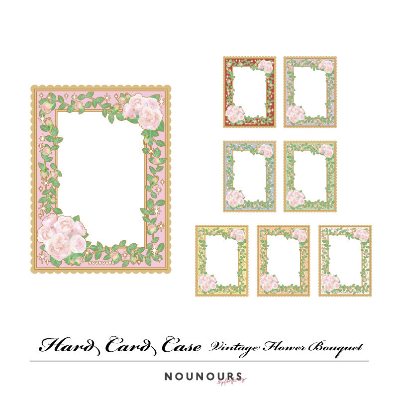 Fukuya Card Size Vintage Flower Bouquet
