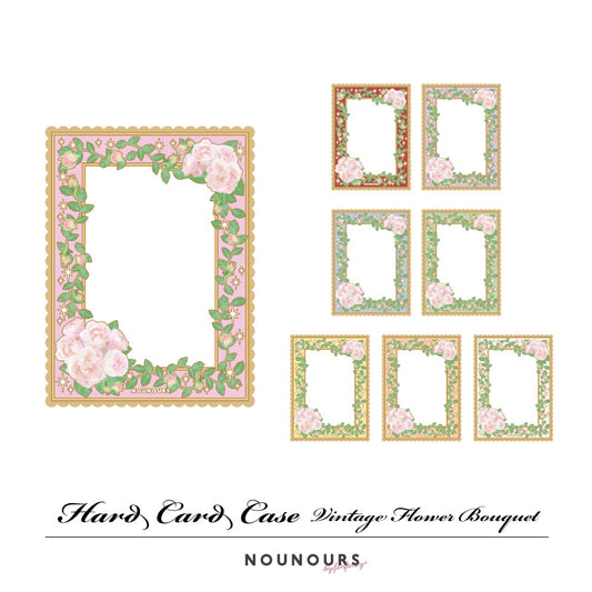 Fukuya Card Size Vintage Flower Bouquet