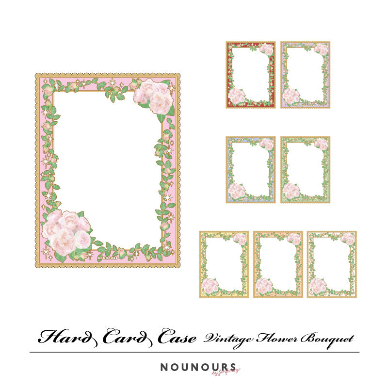 Fukuya Photo Size Vintage Flower Bouquet Large - White