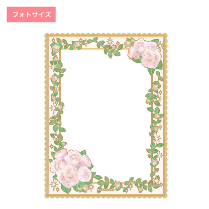 Fukuya Photo Size Vintage Flower Bouquet Large - White