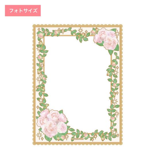 Fukuya Photo Size Vintage Flower Bouquet Large - White
