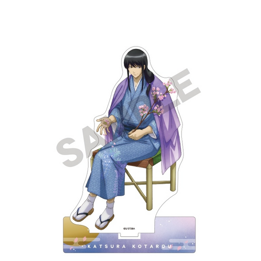 Gintama Acrylic Stand Kotaro Katsura Cherry-blossom Viewing