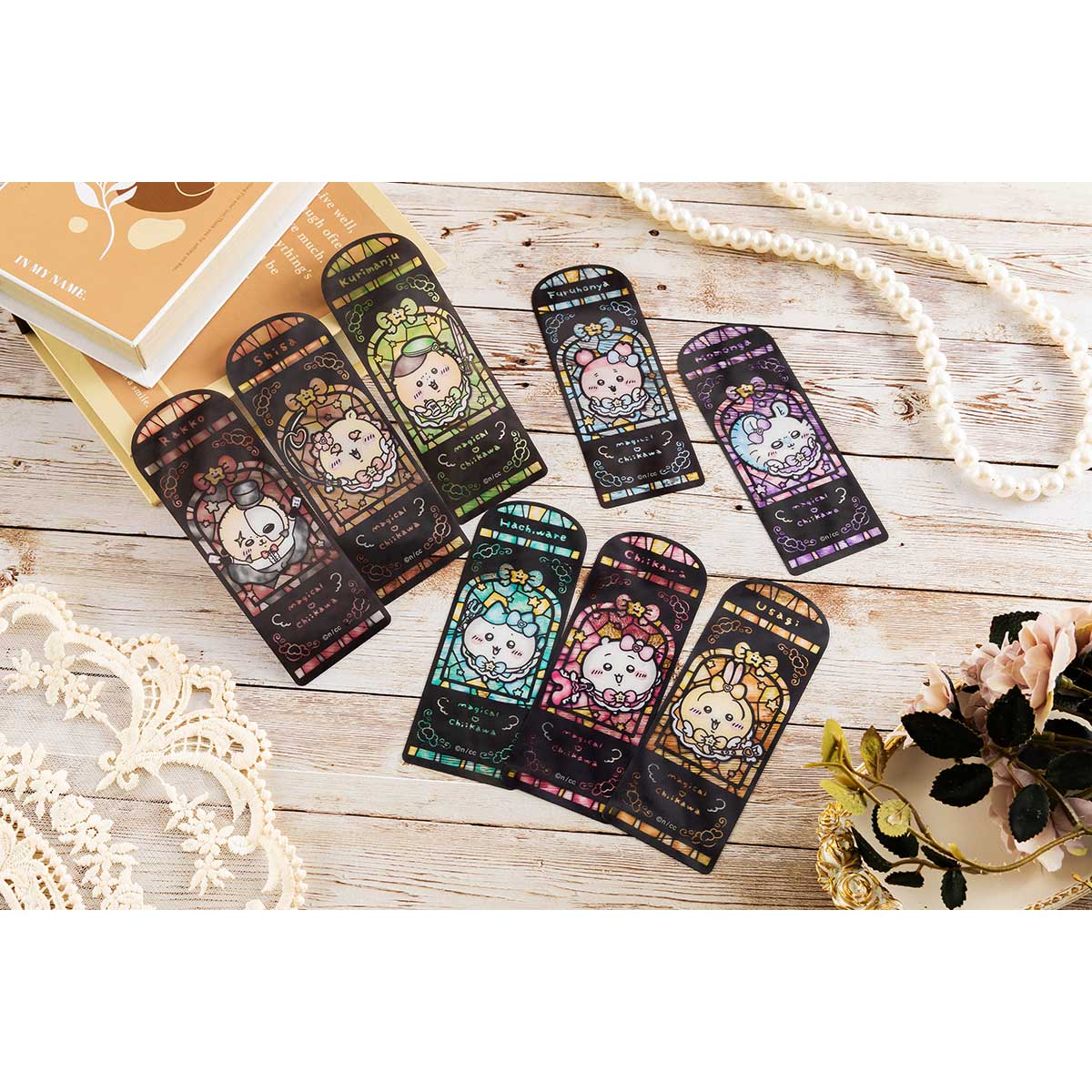 Chiikawa Magical Chiikawa Ver. Stained Glass Clear Bookmark - 1 Random