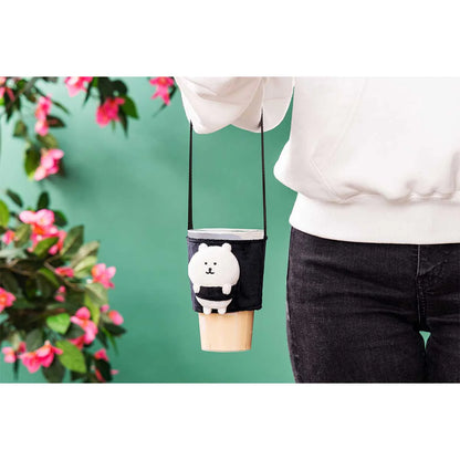 Nagano Joke Bear Characters Plush Drink Holder
