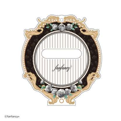 Fukuya Can Badge Acrylic Frame 57 Petit Rococo - Yellow